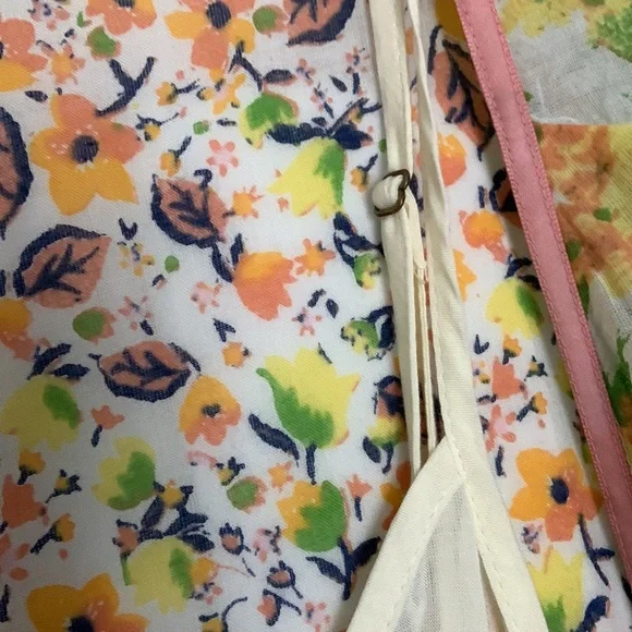 NWT Free People Wildflower Patchwork Mini Dress Medium - Picture 8 of 13